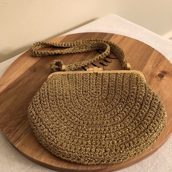 Vintage Goldtone Evening Bag - Picture 6 of 6